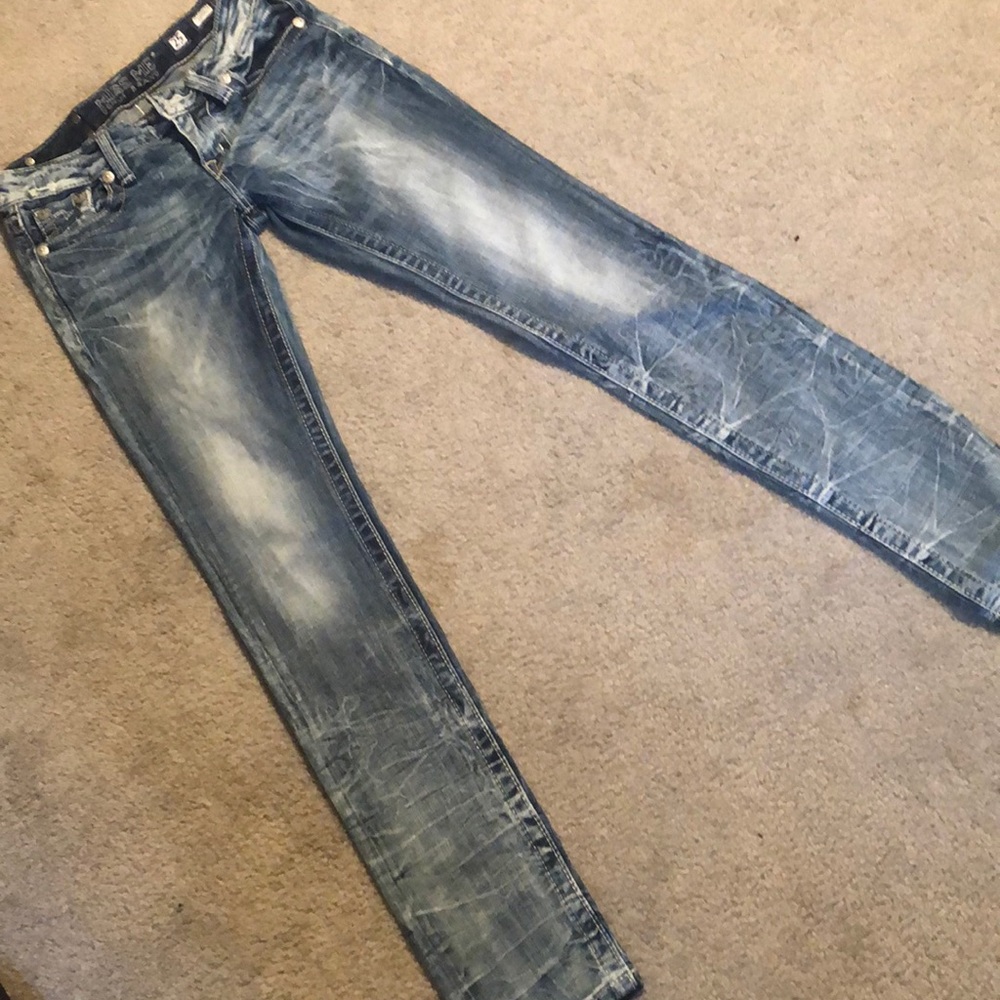 Miss me jeans worn twice brand new size 25